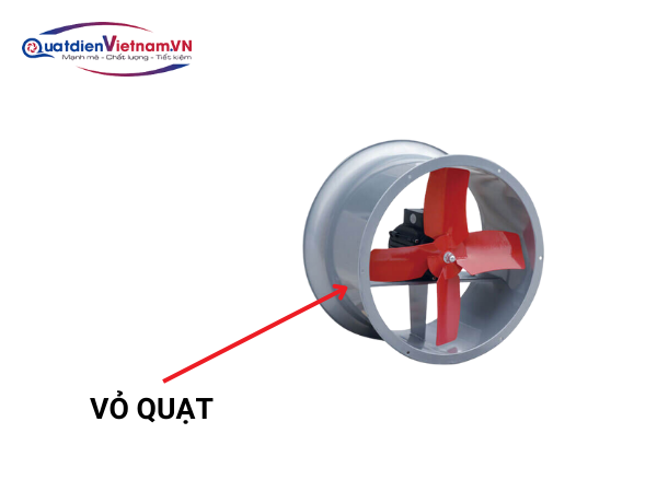 2-1 Vỏ quạt Quạt Hướng Trục Thông Gió Deton DFT25