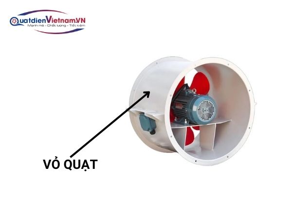 2-2 Vỏ Quạt Hướng Trục Tăng Áp Qta-600