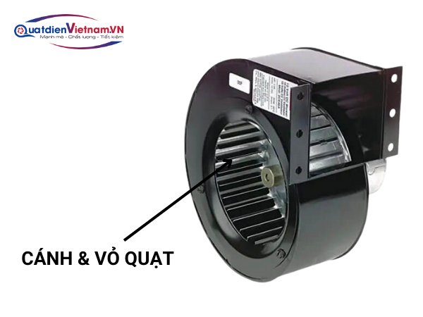 2-6 Cánh quạt tạo lực hút mạnh, vỏ quạt bảo vệ và hỗ trợ luồng gió ổn định