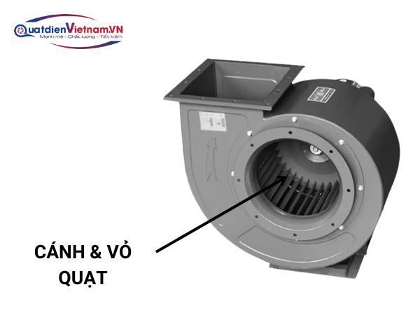 2-7-1 Cánh quạt tối ưu hút gió, vỏ thép không gỉ, bền và điều chỉnh hướng gió linh hoạt