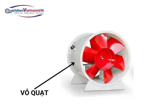2 Vỏ Quạt hướng trục tăng áp TP201-6A