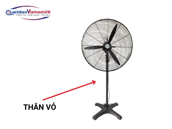 2 Thân vỏ Quạt Đứng SuperliteMax SLS 500