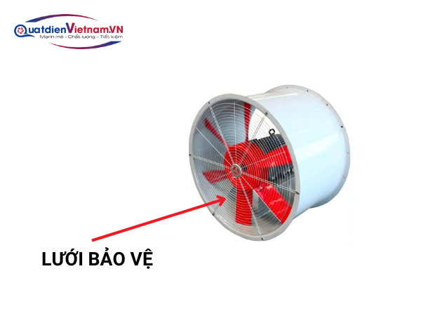 5-1 Lưới bảo vệ Quạt Hướng Trục Thông Gió Deton DFT25