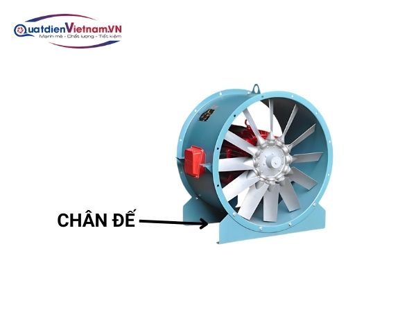 5-2 Chân đế Quạt Hướng Trục TP204-4.0