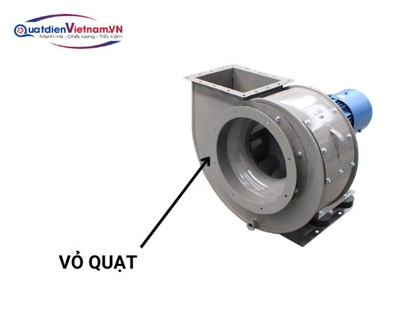5-8 Vỏ quạt Quạt Ly Tâm Cao Áp 7,5KW