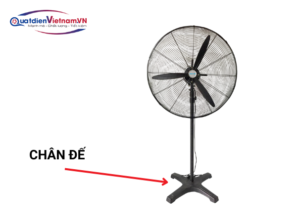 5 Chân đế Quạt Đứng SuperliteMax SLS 500