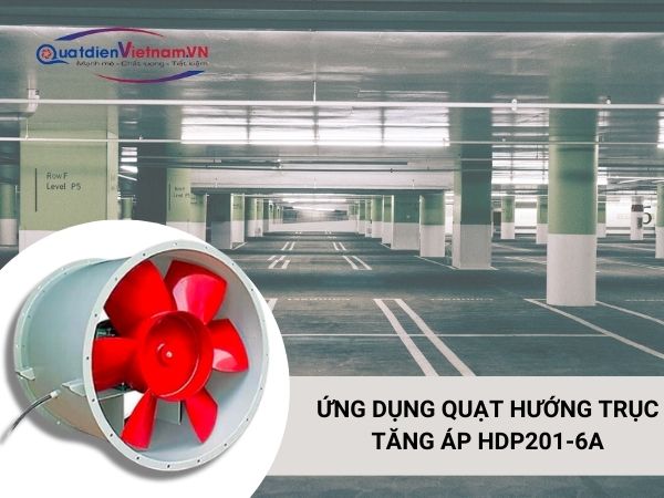 7 Ứng dụng Quạt hướng trục tăng áp TP201-6A