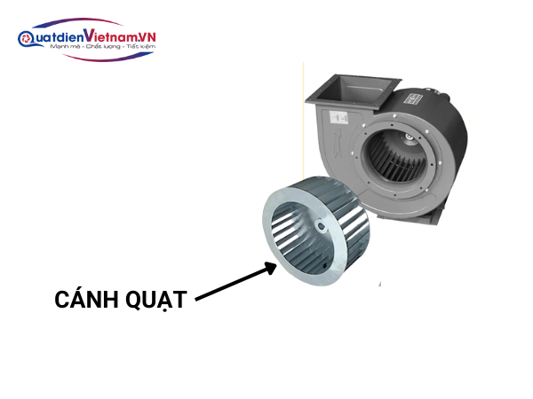 canh-quat Cánh quạt thép bền bỉ, thiết kế tối ưu tăng lưu lượng gió và áp suất, nâng hiệu suất hút bụi vượt trội.