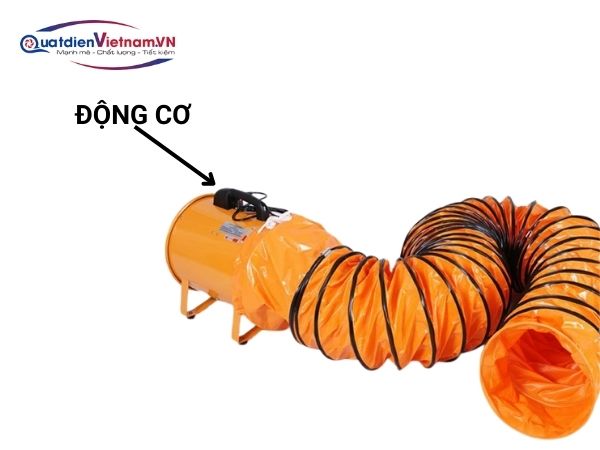 Động cơ cho phép quạt hoạt động êm ái, ổn định mà còn tiết kiệm điện năng