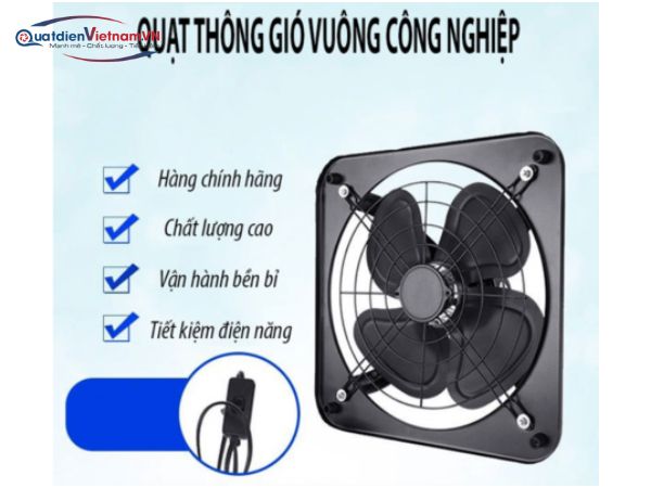 Quạt thông gió vuông Deton FAG30 (cửa chớp)