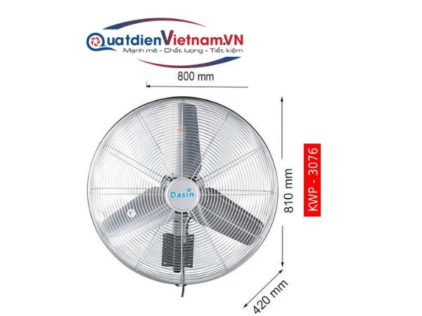 quat-dasin-kwp Quạt Treo Tường Công Nghiệp Dasin KWP - 3076