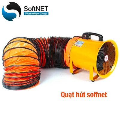 quạt hút nối ống sht-30 quạt hút xách tay công nghiệp