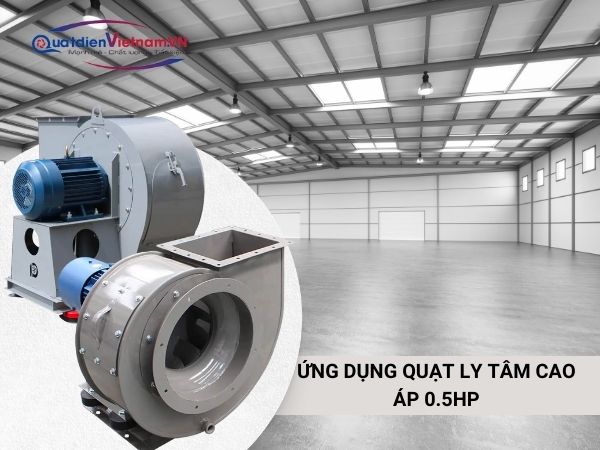 quat-ly-tam-cao-ap-0-5hp-10 Quạt được ứng dụng trong nhiều ngành công nghiệp khác nhau như chế biến, cơ khí, in ấn,...