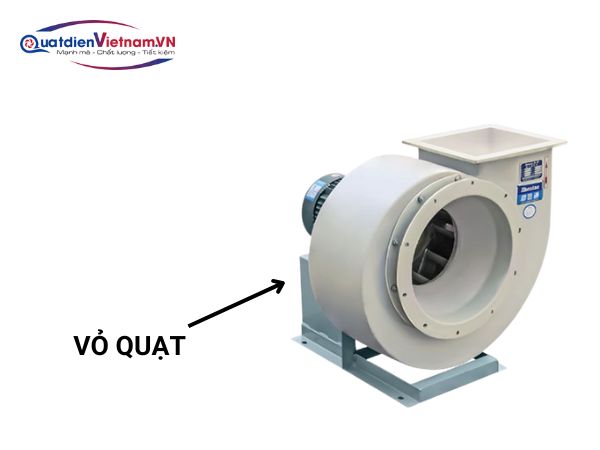 quat-ly-tam-cao-ap-0-5hp Vỏ quạt inox chắc chắn, bền bỉ