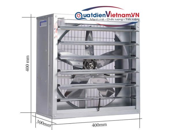 Cấu tạo 5 phần của Quạt Thông Gió Vuông Lá Sách Soffnet Df40