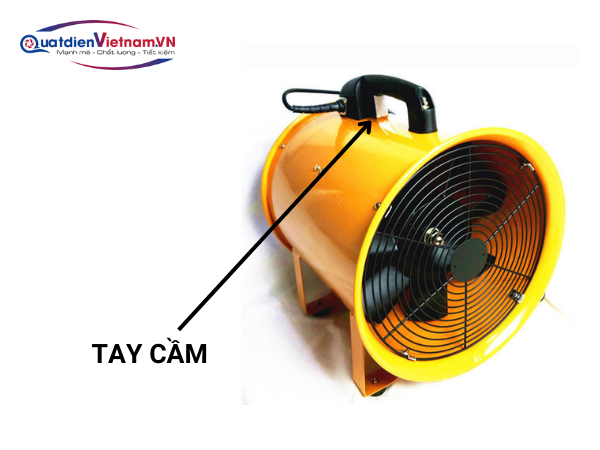 quat-thong-gio-xach-tay-shoohan-sht-40-5 Tay cầm Quạt thông gió xách tay Shoohan SHT-40