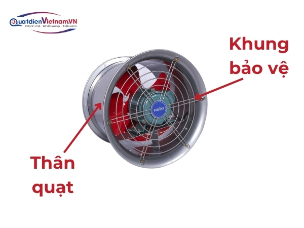than-quat-thep-son-tinh-dien-khung-bao-ve-voi-cua-chop-thong-minh Thân quạt thép sơn tĩnh điện, khung bảo vệ với cửa chớp thông minh