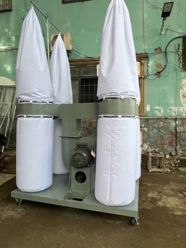 Quạt Ly Tâm Hút Bụi Di Động 4 Túi Vải 10HP - Hình ảnh 2
