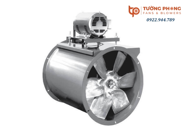 Quạt hướng trục gián tiếp ứng dụng trong các nhà xưởng