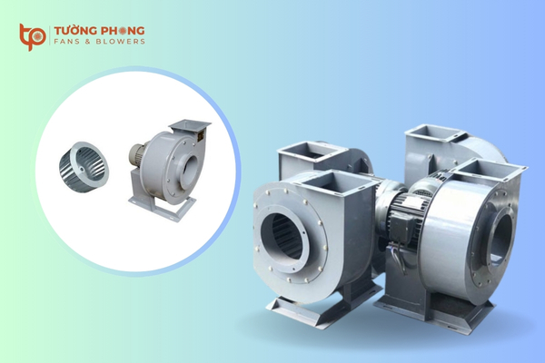 Các bộ phận trong quạt ly tâm công nghiệp trung áp chống ăn mòn, chịu nhiệt tốt