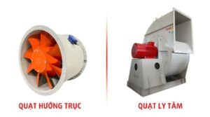 Quạt ly tâm và quạt hướng trục là hai thiết bị được sử dụng phổ biến nhất hiện nay