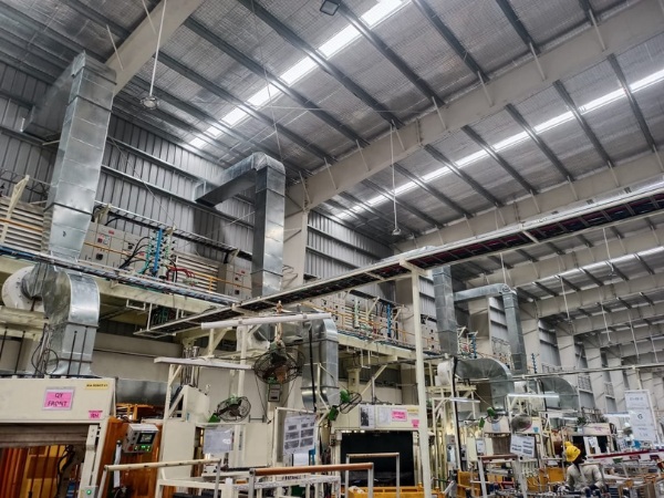 Ứng dụng quạt thông gió tại nhà xưởng