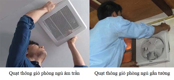 Lý do nên lắp quạt thông gió trong phòng ngủ