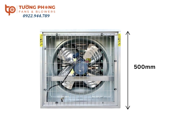 Quạt hút gió công nghiệp 500×500mm