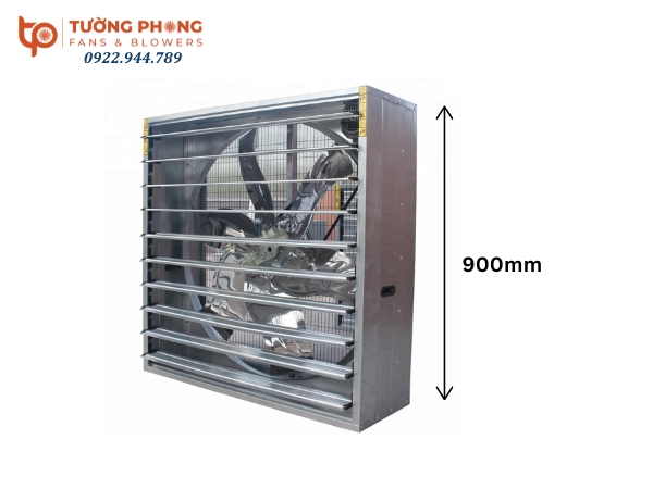Quạt thông gió 900×900 hoạt động tốt trong các điều kiện môi trường khắc nghiệt