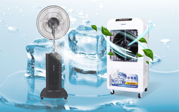 So sánh quạt điều hoà và quạt hơi nước chi tiết