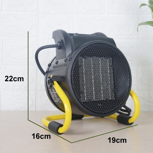 Quạt sấy gió nóng EH-02 với kích thước nhỏ gọn, dễ lắp đặt