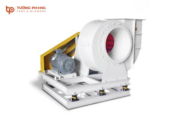 Quạt ly tâm với lực hút mạnh, được sử dụng rộng rãi trong ngành công nghiệp