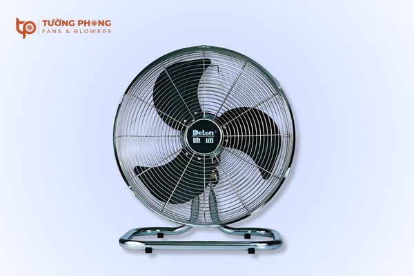 Quạt sàn công nghiệp Deton mạ inox FE45 cao cấp sang trọng