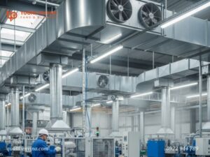 Phương án thiết kế hệ thống thông gió cho nhà xưởng